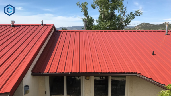 Red Metal Roof House Color Combinations - Steel & Stud